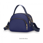 Kelionės I&scaron;kyla Vandeniui Atsparus Mini Rankinė Kryžiuojama Rankinė Būgnelio Kriauklės Formos Rankinė Moterims/Studentams Reklaminis Spaudinys Dovana pilka spalva