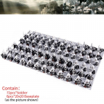 8 vnt./partija Elfų Kariai Orkų Armijos Figūrėlės LOTR &Scaron;arvai Sargybinis Karys &Scaron;aulys Viduramžių Riteriai Statybiniai Kaladėlės Plytos žaislai dovanos