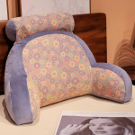 Trijų sluoksnių marlės juosmens atrama pagalvė kėdėi, sofai ir lovai 70*50cm (Bed Backrest)