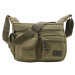 Auk&scaron;tos kokybės drobinis &bdquo;Messenger&ldquo; krep&scaron;ys Vyri&scaron;kas senovinis vandeniui atsparus &bdquo;crossbody&ldquo; krep&scaron;ys, portfelis, vyri&scaron;ka rankinė One Size