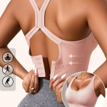 Moteri&scaron;kos sportinės liemenėlės treniruotės Push Up Besiūliai Sexy Fast Dry Yoga Fitness Nuimami įklotai, atsparūs smūgiams bėgimui, nemokama X formos nugara M rožinė