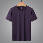 8XL Summer Ice Silk Greitai džiūstantys mar&scaron;kinėliai trumpomis rankovėmis vyri&scaron;ki plius dydžio laisvi kvėpuojantys ploni sportiniai fitneso mar&scaron;kinėliai vyrams 8XL
