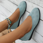 2024 m. moteri&scaron;ki plok&scaron;čiapadžiai batai pavasariui ir rudeniui Nauji madingi apvalūs pir&scaron;tai sekli batai Patogūs kvėpuojantys tinkliniai laisvalaikio batai basomis kojomis 36