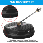 Auk&scaron;to slėgio ploviklis Rotacinis pavir&scaron;iaus valiklis Jet grindų valymo &scaron;epečiai Auk&scaron;to slėgio ploviklis Apvalus diskas Elektrinis ploviklis 3600PSI 15 colių