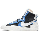 sacai x Nike Blazer Mid Juodi Mėlyni Unisex Sportbačiai University-Blue Sail White BV0072-001 36