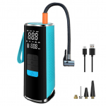 Lauko padangų pripūtėjas Ne&scaron;iojamas belaidis oro siurblys automobilių padangoms, dviračių padangoms, plaukiojimo ratams, krep&scaron;iniui