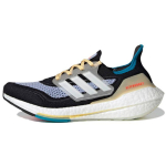 Adidas UltraBoost 21 Juodos ir violetinės spalvos atspalvio moteri&scaron;ki sportbačiai Core-Black Cloud-White S23836 39⅓