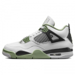 Air Jordan 4 Retro Seafoam Moteri&scaron;ki sportbačiai Balti Tamsiai peleniniai Neutraliai pilki AQ9129-103 36.5