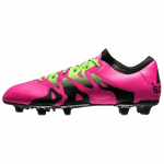 Adidas X 15.1 FG AG &Scaron;oko Rožiniai Vyri&scaron;ki Sportbačiai Signalinis Žalias Pagrindinis Juodas S74597 43⅓