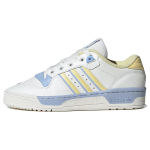 Adidas Rivalry Low Balti Mėlyni Rytmečio Moteri&scaron;ki Kedai Pagrindinė Balta Beveik Geltona IG3332 44