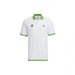BAPE x adidas Golf Laisvo kirpimo polo mar&scaron;kinėliai baltos spalvos vyri&scaron;ki Streetwear IQ3680 XL