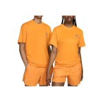 Nike X Patta Bendradarbiavimo Atspindintis Logotipas Animacinis Grafinis Apvalios Kaklo Mar&scaron;kinėliai Unisex Vir&scaron;utiniai Drabužiai Oranžinė FJ3033-717 L