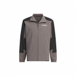 Adidas Wind.Rdy Softshell Striukė be gobtuvo Spalvų blokų logotipas Sportinė Lauko Derliaus Striukė Vyri&scaron;ka Striukė Anglies pilka IP0734 L gray