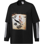 Adidas X KoRn ilgomis rankovėmis juodas vyri&scaron;kas gatvės drabužis JG1338 S