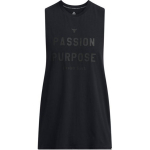 Under Armour Project Rock užra&scaron;o spaudas Laisvo kirpimo Apvalia i&scaron;kirpte Sportinė berankovė vyrams Juoda 1386896-001 XL