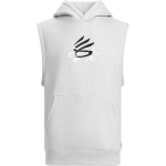 Under Armour FW24 Curry Kinijos turas Patogus laisvas kvėpuojantis sportinis liemenė vyri&scaron;ki vir&scaron;utiniai drabužiai Halo-Gray 6001841-014 L