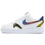 Nike Air Force 1 Low Netinkamai įdėti Swoosh logotipai Balti Daugiaspalviai Sportbačiai CK7214-101 45 white