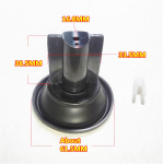 Motociklo karbiuratoriaus stūmoklio diafragmos mazgas EL250 Eliminator ZL250LX/ ZZR-250/EX250 GPX-250R