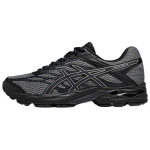 Asics Gel-Flux 4 Patogūs Universalūs Audinys Sintetinė Oda Patvarūs Kvėpuojantys At&scaron;okantys Žemi Bėgimo Bateliai Vyri&scaron;kas Kedas Pilkas Juodas 1011A614-032 40.5
