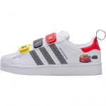 Kelnės x adidas Superstar II Comfort Užsegimas K Vaikams Sportbačiai White Cloud-White Bright-Red JQ1337 31&frac12; white