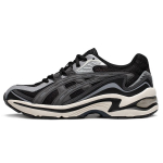 Asics Gel-Preleus Audinys Sintetinė Oda Tinklelis Retro Žemi Gyvenimo Būdo Sportbačiai Moteri&scaron;ki sportbačiai Juodi Pilki 1201A838-003 36