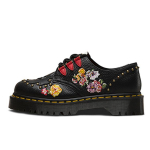 Dr. Martens 1461 Bex Serija 3 Odiniai Kniedyti Siuvinėti Laisvalaikio Batai Moteri&scaron;ki Laisvalaikio Batai Juodi 24073001 36