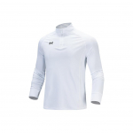 Under Armour Logotipo Spausdinimo Pusiau Užtrauktuku Treniruočių Gobtuvas Vyri&scaron;ki Gobtuvai Baltas 21600601-100 M
