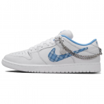 Nike SB Dunk Low Pro X Nicole Hause Balti ir universiteto mėlyni riedlentės batai FZ8802-100 44