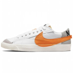 Nike Blazer Low 77 Jumbo Balti Alpha Orange Sail Sportbačiai Riedlentės Batai DN2158-100 42.5