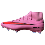 Nike Mercurial Superfly 10 Academy Atsparūs trinčiai Balanso futbolo bateliai Unisex Rožiniai sportbačiai FQ1456-600 40.5 rožinė