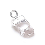 Natural Crystal Rough Gemstone 925 Sterling Silver Jewelry Pendant 0.59 l0r42