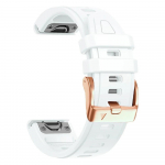 Garmin Fenix 8S 7S 6S Pro 5S Plus laikrodžio dirželis Apyrankė Moteri&scaron;ka Quickfit 20mm Rie&scaron;o dirželis Epix Pro Gen 2 42mm Laikrodžio juosta Quickfit 20mm balta