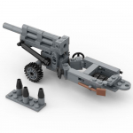 Konstrukcinis žaislas M777 Haubica Flak 36 pak40 M102 M198 Bofors 40mm Prie&scaron;lėktuvinis Prie&scaron;tankinis Patranka Kovinio Laivo Artilerija Karinių Plytų Rinkinys