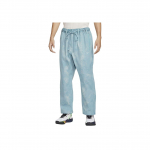 Nike Lauko vidutinio auk&scaron;čio tiesaus kirpimo užtrauktuku kasdienės kelnės vyrams kelnės džinsų mėlynos žalios FZ0649-464 3XL