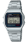 Casio Casio Collection Sidabrinis Laikrodis, A158WA-1JH, Vyri&scaron;kas
