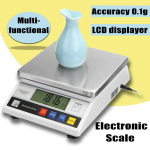 6kg 0.1g Skaitmeninės elektroninės dietinės maisto balansinės svėrimo pa&scaron;to svarstyklės - tarpt 6KG