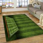 3D futbolo aik&scaron;tės kiliminis kilimėlis, skirtas miegamojo svetainei namų sofos dekoravimui, vaikų žaidimui, didelis dekoro grindų kilimėlis, dovana 60*90cm