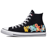 Pokemon x Converse Chuck Taylor All Star High Pirmieji Partneriai Unisex Kedai Juodi Daugiaspalviai Balti A01089C 44 black