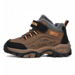 Žieminiai lauko vaiki&scaron;ki žieminiai batai plius vandeniui atsparūs slidinėjimo batai vaiki&scaron;ko stiliaus žieminiai didelio dydžio sniego batai 40 ruda