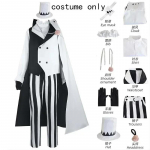 Nikolai Gogol Cosplay Kostiumas Anime Bungou BSD 4 Sezonas Nikolai Cosplay Apsiaustas Chalatas Vienoda Kostiumas Perukas Helovinas M