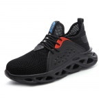 Vasaros apsauginiai batai, patogus plieninis priekis, atsparūs smūgiams ir pradūrimams, dėvimi statybvietėje, atsparūs dilimui darbo saugos batai 47