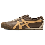 Onitsuka Tiger MEXICO 66 Kvėpuojantys žemi laisvalaikio batai Unisex Rudi sportbačiai 1183C102-203 40.5 ruda