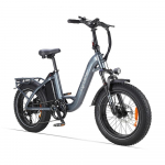 CYRUSHER Rumble2.0 20 elektrinis dviratis moterims 250W variklis 48V 18Ah baterija pilka