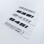 Nauji &scaron;rifto numeriai raidės 630i 635i 640i 645i 650i vir&scaron;utinė ABS emblema, skirta BMW 6 serijos automobilio bagažinės vardinės lentelės logotipui, juodas chromas 620i sidabras