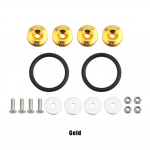 Universalūs JDM Aliuminio Greito Atleidimo Tvirtikliai Priekinis Bamperis Galinis Bamperis Hečbeko Dangtis Apvadas Fiksavimo Sagtis Jdm auksas