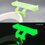 1 pora spoilerio sparnas, skirtas Crocs Pastebimas batų žavesio priedai Kalėdų dovana žalia