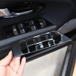 For Land Rover Range Rover Evoque 2012-2018 Car Door Window Button Panel Cover Trim ABS Glass lift decoration accessories Oak grain black