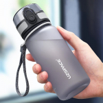 UZSPACE 350ML Sport Water Bottle for Kid Shaker Drink Portable leakproof Baby Feeding Cups Eco-friendly Tritan Plastic BPA 350ml ry&scaron;kiai žalia spalva