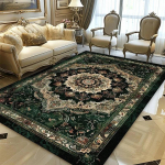 Persi&scaron;kas Juodo Aukso Prabangus Kilimas Svetainės Kilimai Svetainė Maži Kilimai Miegamojo Kambariui Miegamasis ir Biuras Sofa Zona Neslystantis Dekoras 80x120cm gray
