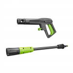 Tinka K serijos auk&scaron;to slėgio vandens strypo automobilių plovimo rankenos ilgio putplasčio puodo valymo rinkiniui žalia